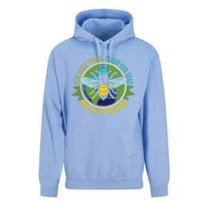 Hug More Trees Clean Seas Save Bees Nature Lover Earth Day Unisex Surf Hoodie