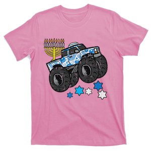 Hanukkah Monster Truck Menorah Chanukah Jewish T-Shirt