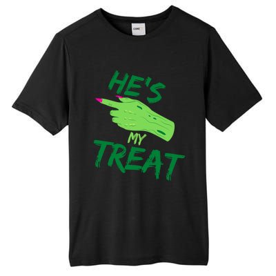 Hes My Treat Shes My Trick Halloween Matching Costume Gift Tall Fusion ChromaSoft Performance T-Shirt