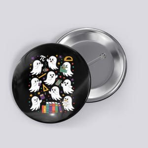 Halloween Math Teacher Ghost Math Teacher Spooky Halloween Button