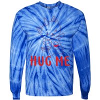 Hug Me Unicorn Cat Valentines Day Cat Unicorn Lovers Funny Gift Tie-Dye Long Sleeve Shirt