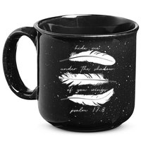 Hide Me Under The Shadow Of You Wings Psalm 17 8 15oz Campfire Ceramic Mug