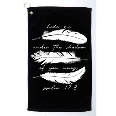 Hide Me Under The Shadow Of You Wings Psalm 17 8 Golf Towel