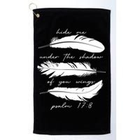 Hide Me Under The Shadow Of You Wings Psalm 17 8 Golf Towel