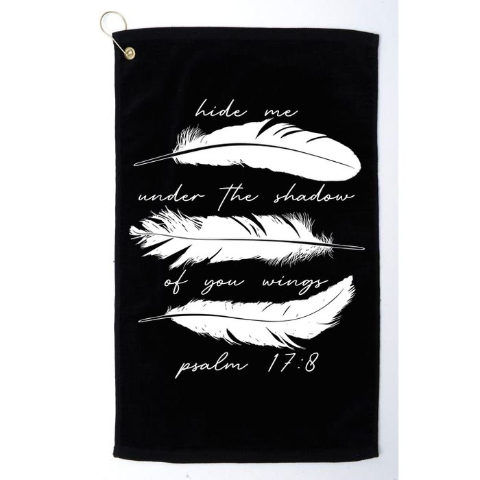 Hide Me Under The Shadow Of You Wings Psalm 17 8 Golf Towel