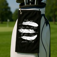 Hide Me Under The Shadow Of You Wings Psalm 17 8 Golf Towel