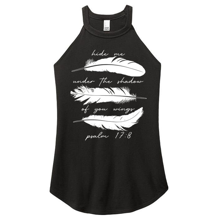 Hide Me Under The Shadow Of You Wings Psalm 17 8 Women's Perfect Tri Rocker Tank
