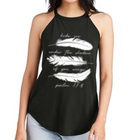Hide Me Under The Shadow Of You Wings Psalm 17 8 Women's Perfect Tri Rocker Tank