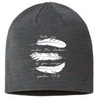 Hide Me Under The Shadow Of You Wings Psalm 17 8 Sustainable Beanie