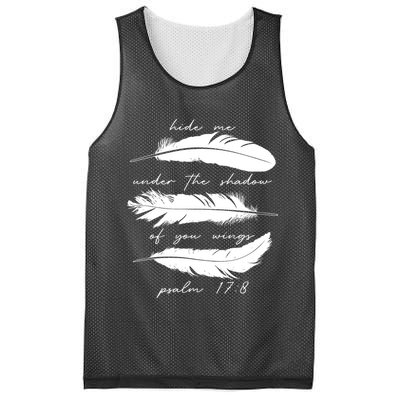 Hide Me Under The Shadow Of You Wings Psalm 17 8 Mesh Reversible Basketball Jersey Tank