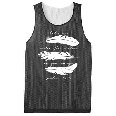 Hide Me Under The Shadow Of You Wings Psalm 17 8 Mesh Reversible Basketball Jersey Tank