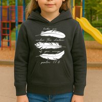 Hide Me Under The Shadow Of You Wings Psalm 17 8 Kids Hoodie