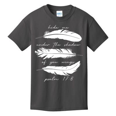 Hide Me Under The Shadow Of You Wings Psalm 17 8 Kids T-Shirt