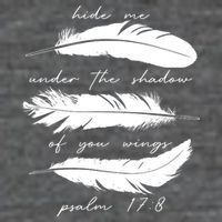 Hide Me Under The Shadow Of You Wings Psalm 17 8 Kids T-Shirt