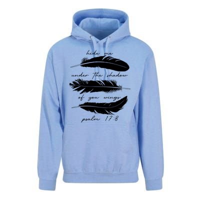 Hide Me Under The Shadow Of You Wings Psalm 17 8 Unisex Surf Hoodie