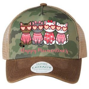 Happy MoewentineS Valentine Cat Funny Lover Legacy Tie Dye Trucker Hat