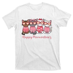 Happy MoewentineS Valentine Cat Funny Lover T-Shirt