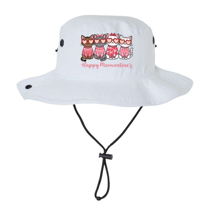 Happy MoewentineS Valentine Cat Funny Lover Legacy Cool Fit Booney Bucket Hat