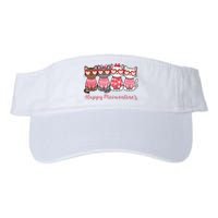 Happy MoewentineS Valentine Cat Funny Lover Valucap Bio-Washed Visor