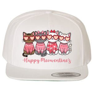 Happy MoewentineS Valentine Cat Funny Lover Wool Snapback Cap