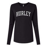 Hurley Mo Vintage Athletic Sports Js02 Womens Cotton Relaxed Long Sleeve T-Shirt