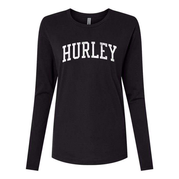 Hurley Mo Vintage Athletic Sports Js02 Womens Cotton Relaxed Long Sleeve T-Shirt