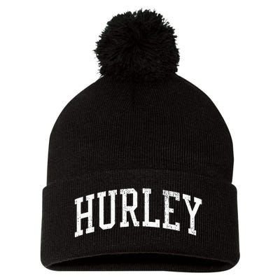 Hurley Mo Vintage Athletic Sports Js02 Pom Pom 12in Knit Beanie