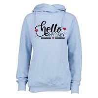 Hello My Vintage Gift Womens Funnel Neck Pullover Hood