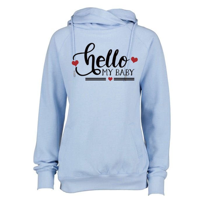 Hello My Vintage Gift Womens Funnel Neck Pullover Hood