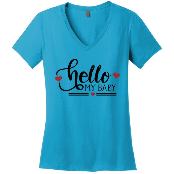 Hello My Vintage Gift Women's V-Neck T-Shirt