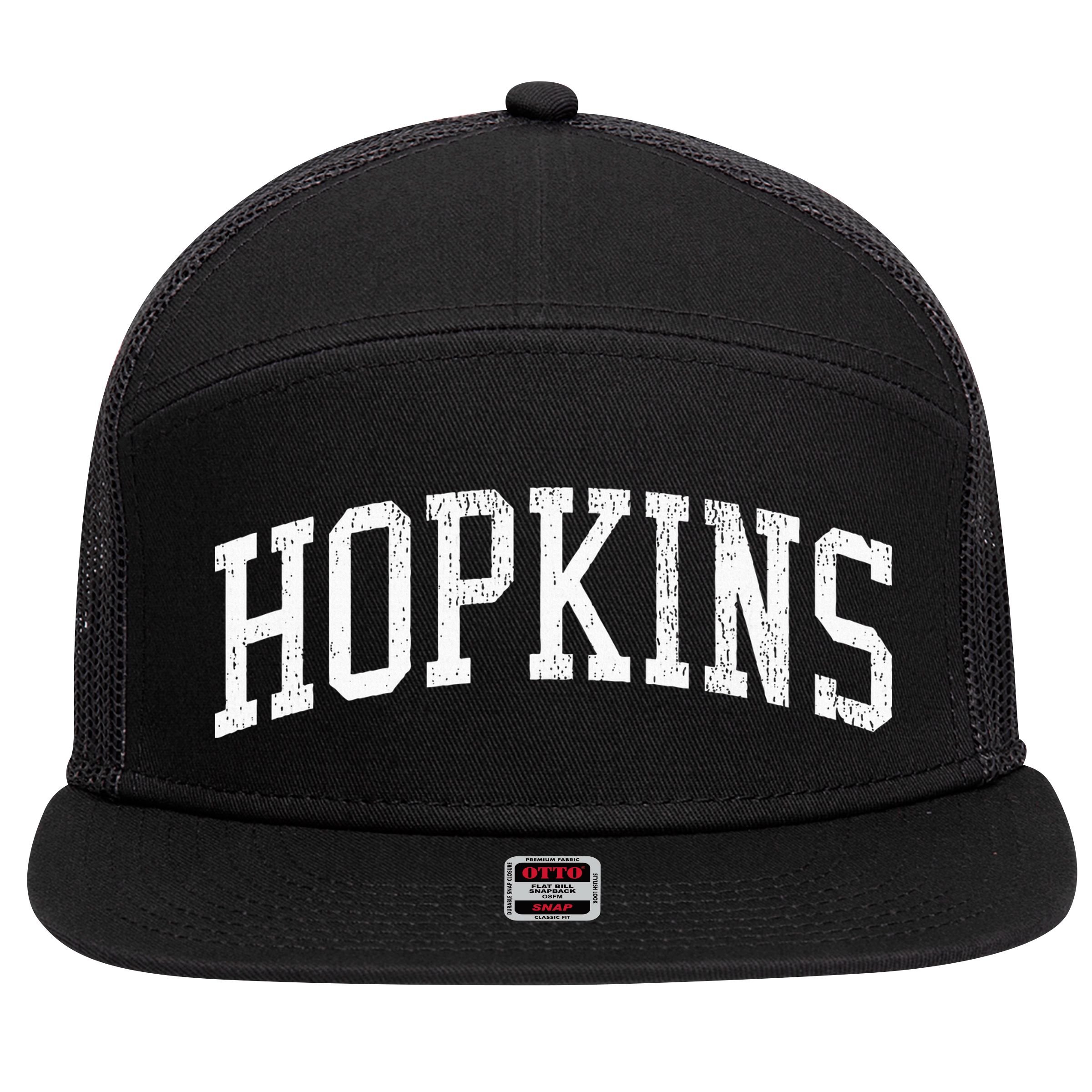 Hopkins Mn Vintage Athletic Sports Js02 7 Panel Mesh Trucker Snapback Hat