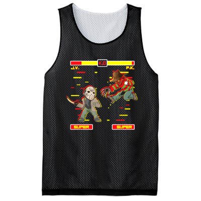 Horror Movie Video Game Lazy Halloween Costume Mesh Reversible Basketball Jersey Tank