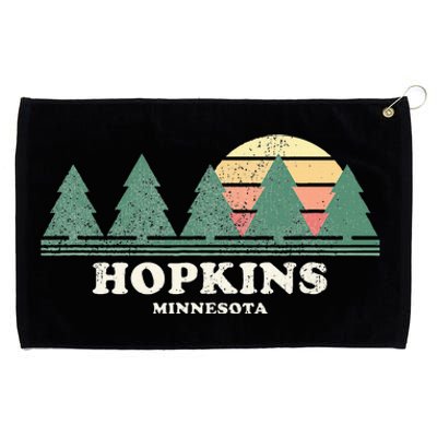 Hopkins Mn Vintage Throwback Retro 70s Design Grommeted Golf Towel