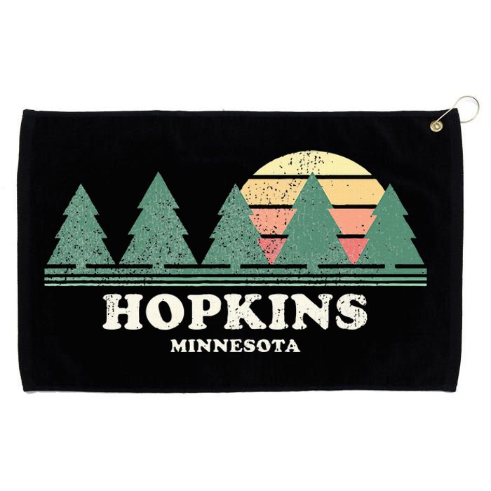 Hopkins Mn Vintage Throwback Retro 70s Design Grommeted Golf Towel