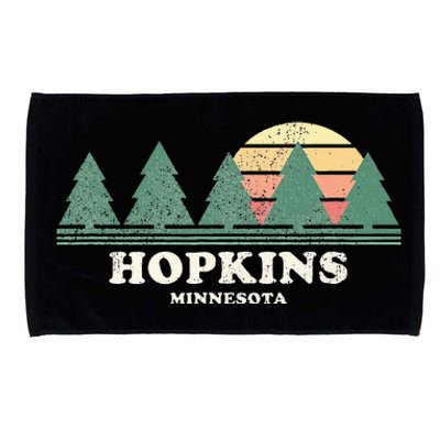 Hopkins Mn Vintage Throwback Retro 70s Design Microfiber Hand Towel