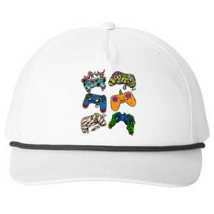 Halloween Monster Video Game Controllers Snapback Five-Panel Rope Hat