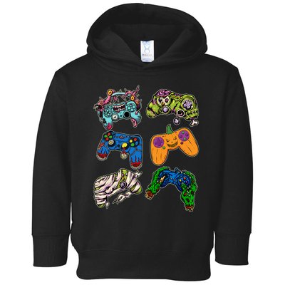 Halloween Monster Video Game Controllers Toddler Hoodie