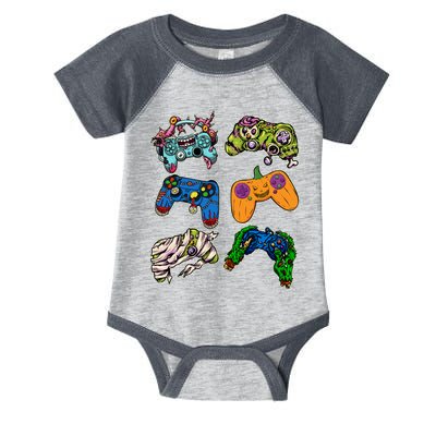 Halloween Monster Video Game Controllers Infant Baby Jersey Bodysuit