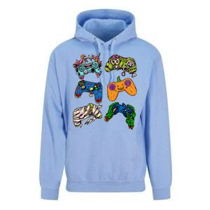 Halloween Monster Video Game Controllers Unisex Surf Hoodie