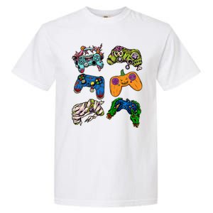 Halloween Monster Video Game Controllers Garment-Dyed Heavyweight T-Shirt