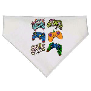 Halloween Monster Video Game Controllers USA-Made Doggie Bandana