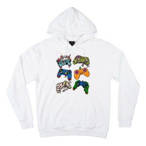 Halloween Monster Video Game Controllers Hoodie