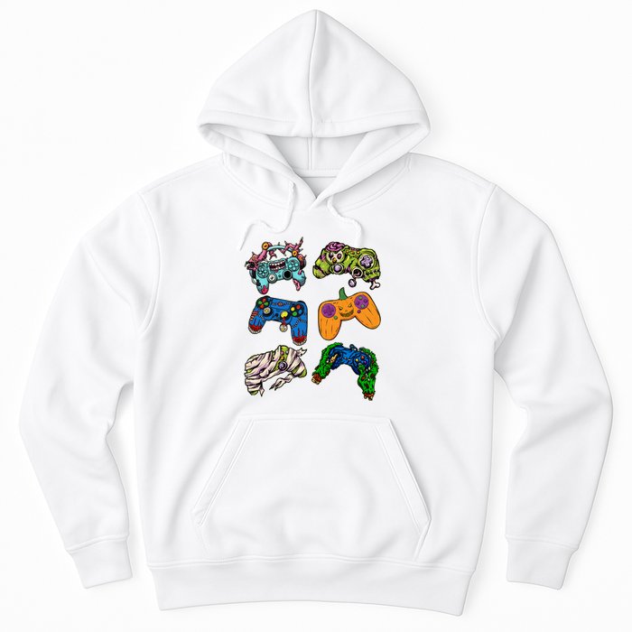 Halloween Monster Video Game Controllers Hoodie