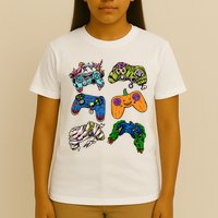 Halloween Monster Video Game Controllers T-Shirt