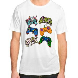 Halloween Monster Video Game Controllers Adult ChromaSoft Performance T-Shirt