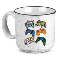 Halloween Monster Video Game Controllers 15oz Campfire Ceramic Mug