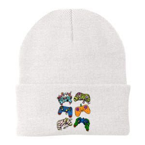 Halloween Monster Video Game Controllers Knit Cap Winter Beanie