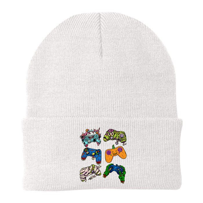 Halloween Monster Video Game Controllers Knit Cap Winter Beanie