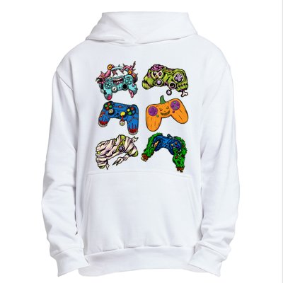 Halloween Monster Video Game Controllers Urban Pullover Hoodie