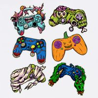 Halloween Monster Video Game Controllers Tank Top